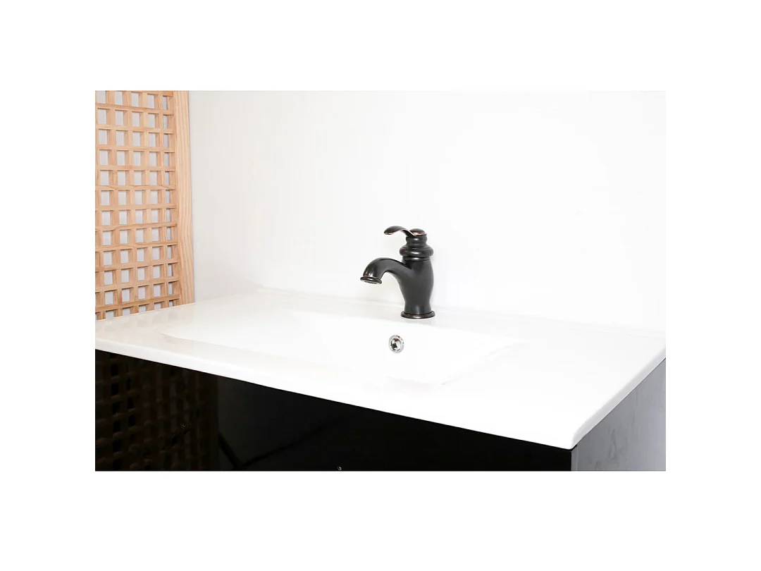 Cambridge mitigeur lavabo orb noir vieilli - Essebagno