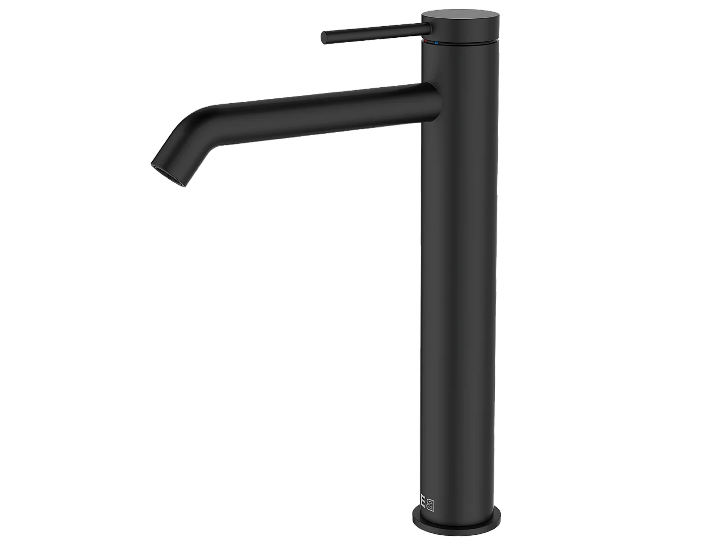 Lollipop mitigeur lavabo haut noir - Essebagno