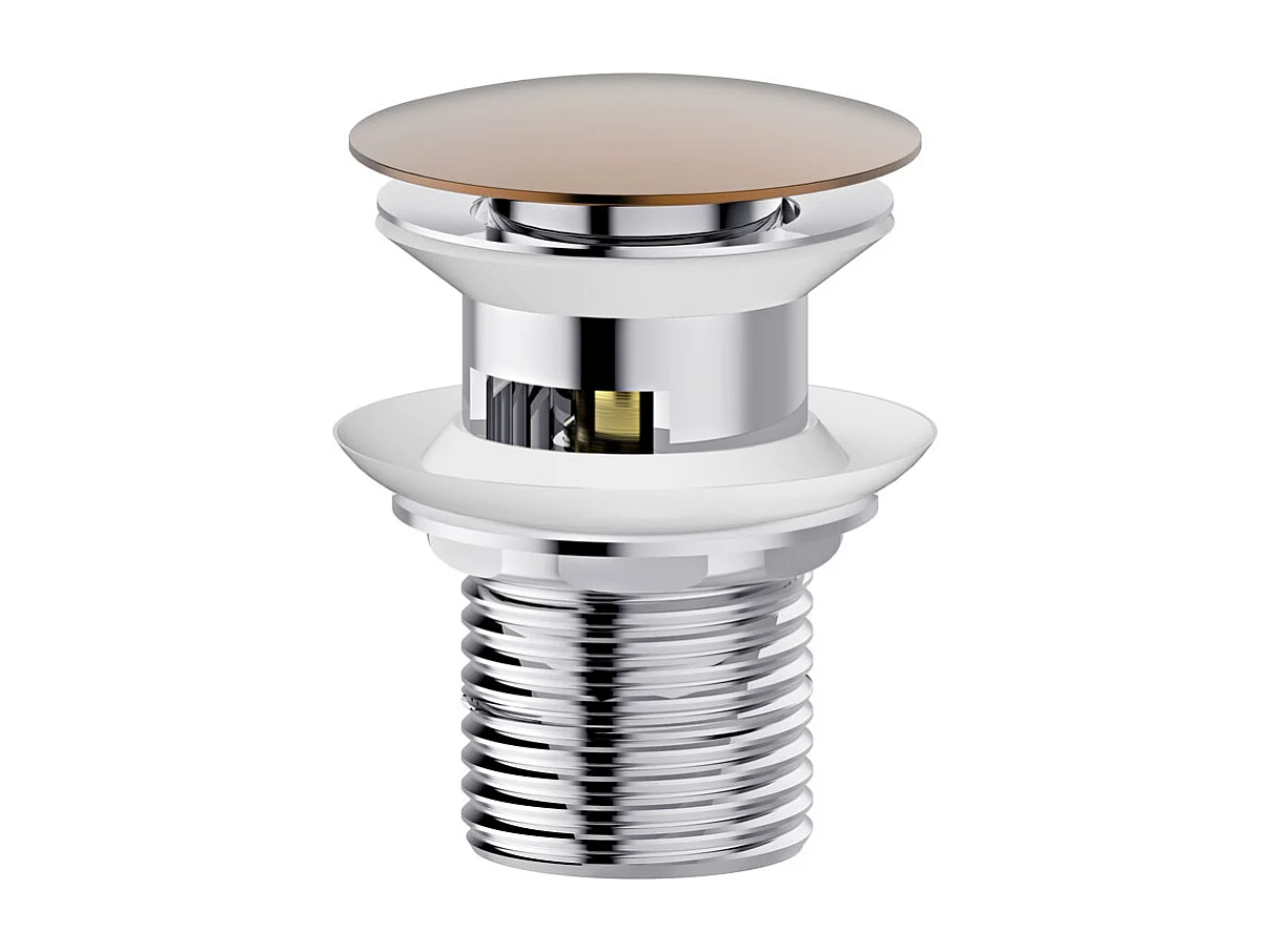 Luisa mitigeur lavabo bas cuivre brossé - Essebagno