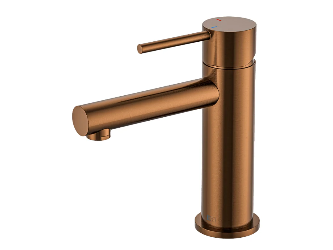 Luisa lage wastafelmengkraan in geborsteld koper - Essebagno