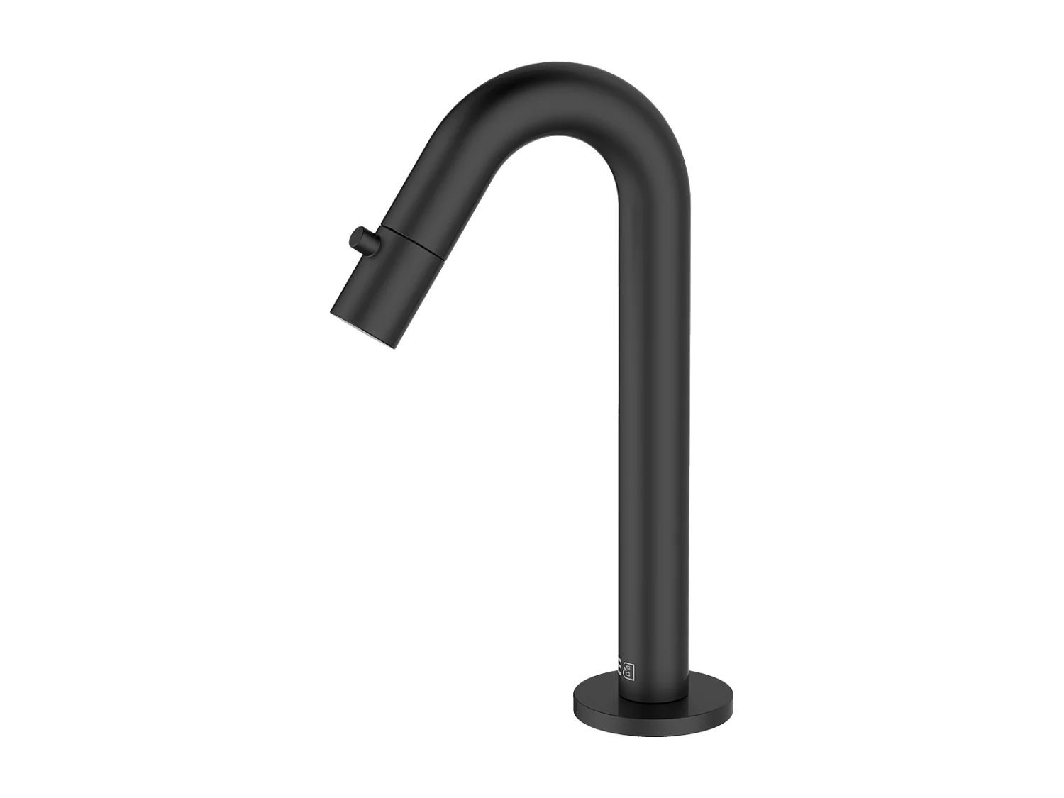 Indus robinet lave-mains noir eau froide - Essebagno