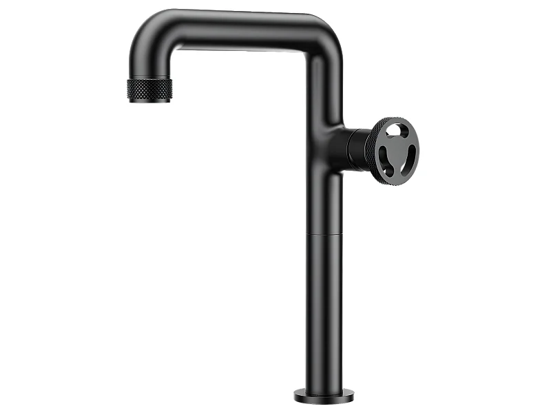Factory mitigeur lavabo haut noir - Essebagno