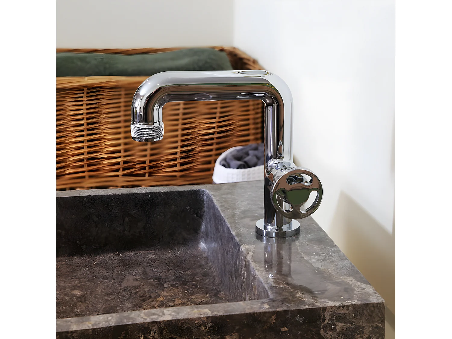 Factory Rubinetto basso per lavabo cromo Essebagno