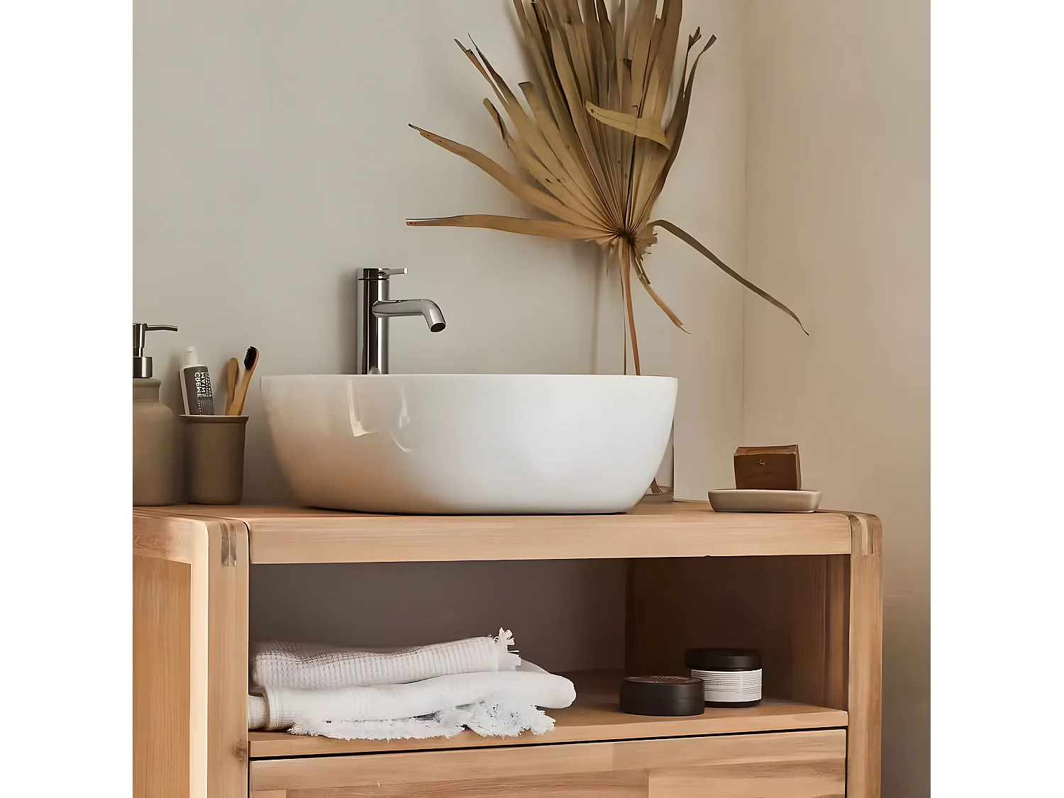 Lollipop mitigeur lavabo haut chromé - Essebagno