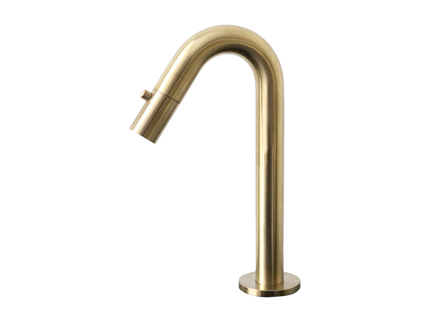 Indus bateria umywalkowa ze szczotkowanego złota zimna woda - Essebagno