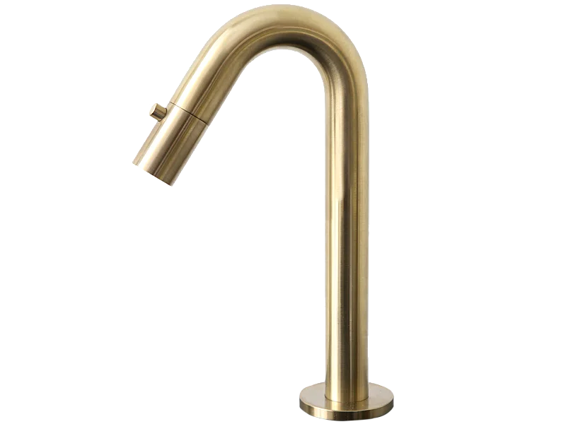 Indus Handwaschbecken Gold gebürstet Kaltwasser Essebagno