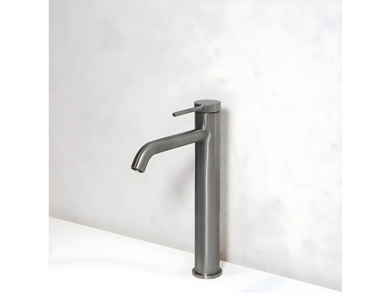 Lollipop Waschtischarmatur hohe Ausführung Gun-Metal Essebagno