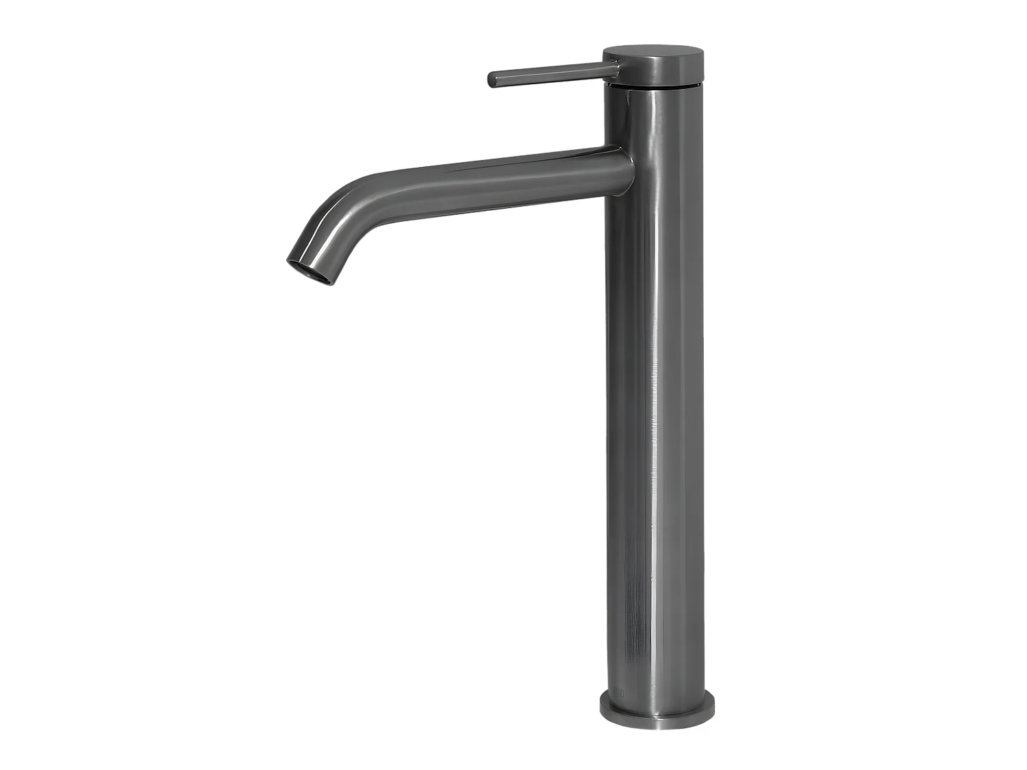 Lollipop mitigeur lavabo haut gris gun métal - Essebagno