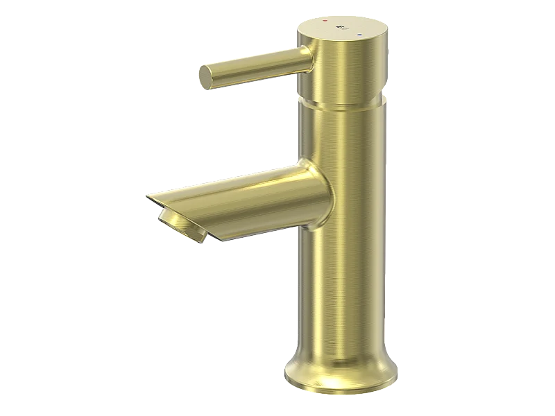 Luisa Handwaschbecken in gebürstetem Gold Essebagno