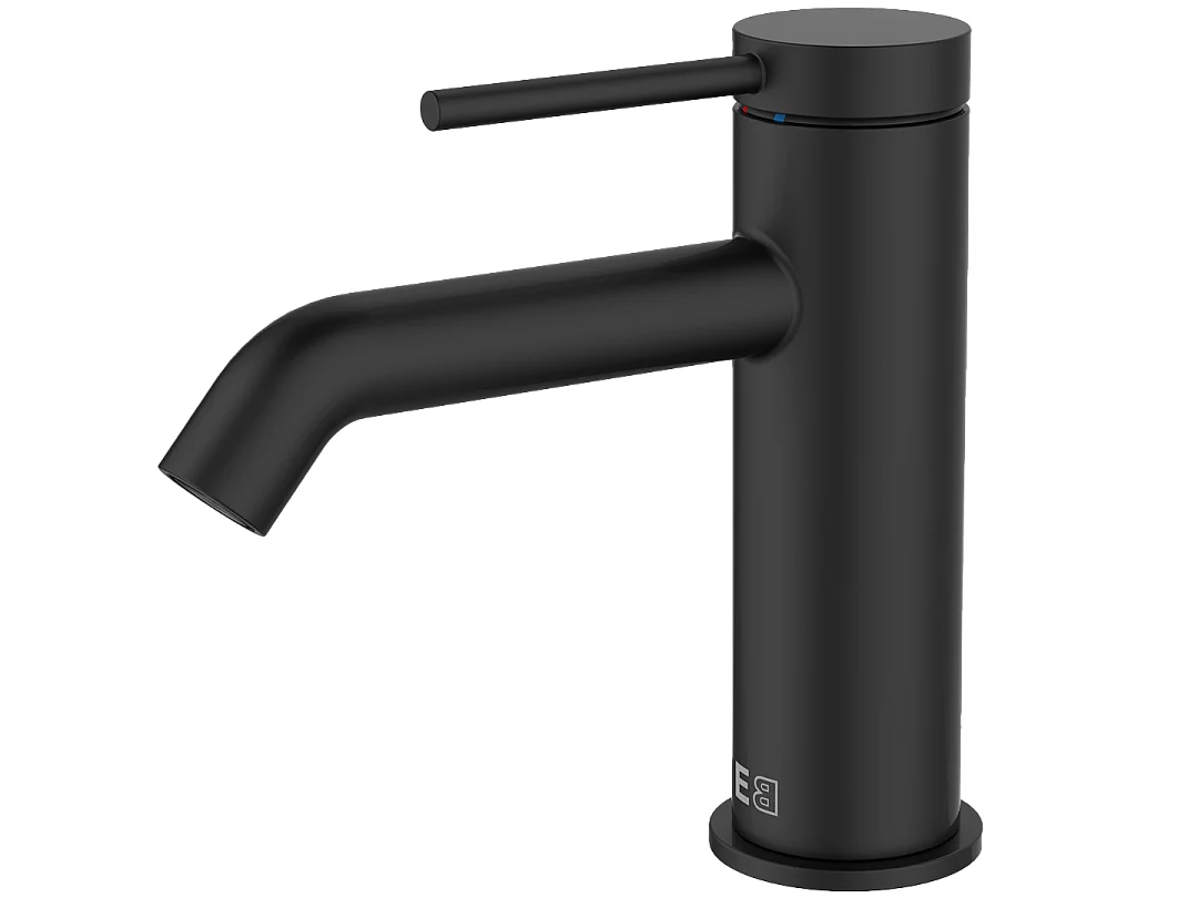 Grifo bajo de lavabo Lollipop negro - Negro Essebagno