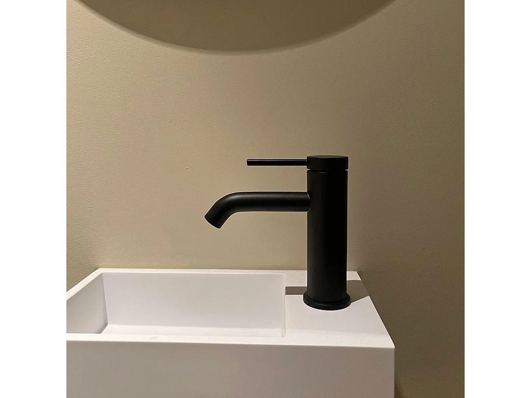 Grifo bajo de lavabo Lollipop negro - Negro Essebagno