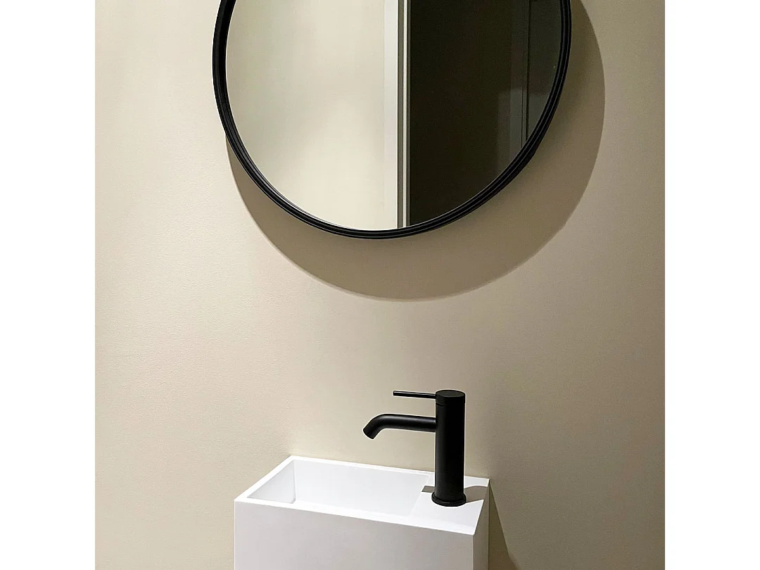 Lollipop bateria umywalkowa niska czarna