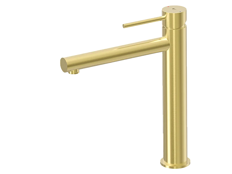 Luisa Misturadora de lavatório alto ouro escovado Essebagno