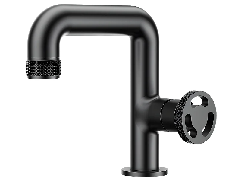 Factory mitigeur lavabo bas noir - Essebagno