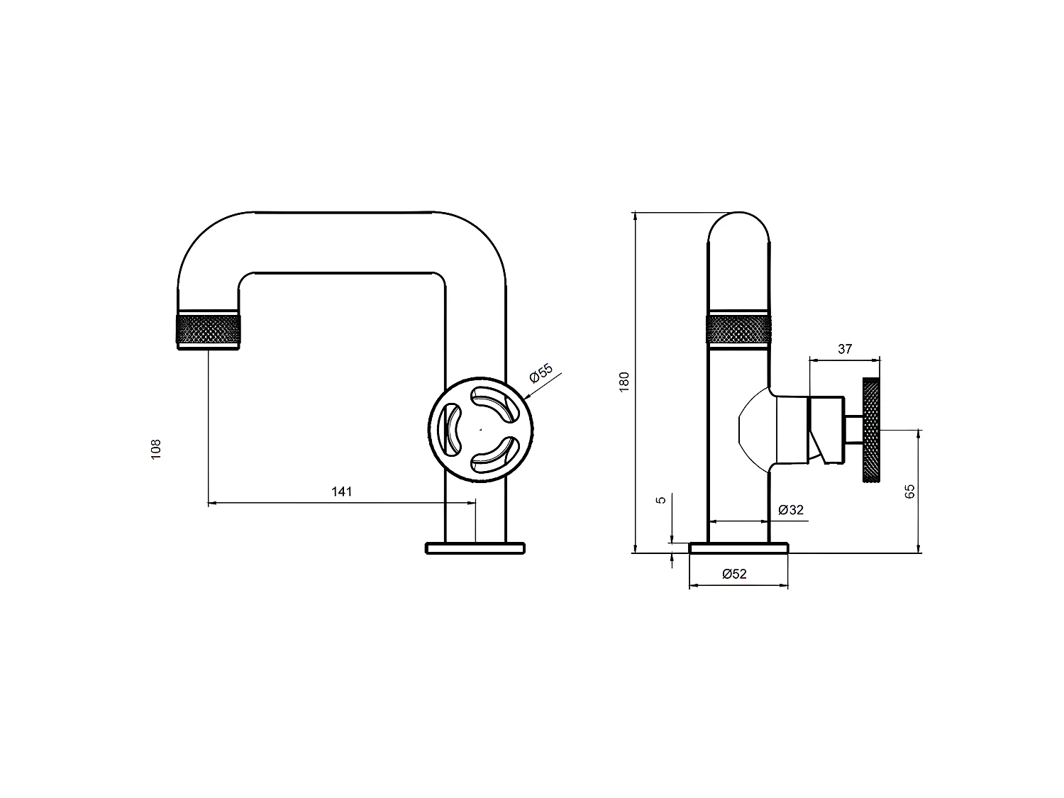 Factory Rubinetto basso per lavabo gun metal Essebagno