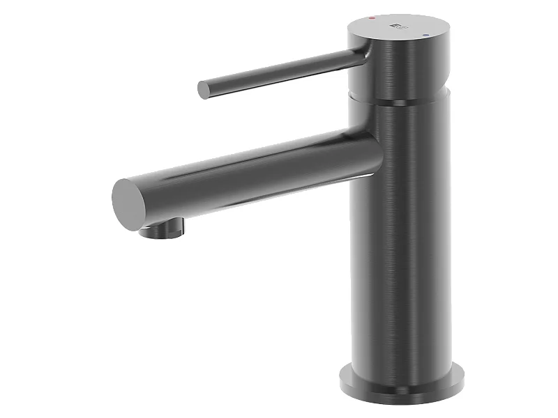 Luisa mitigeur lavabo bas gris gun métal - Essebagno