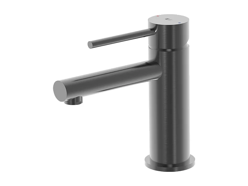 Luisa bateria miedziana umywalkowa niska metaliczny szary