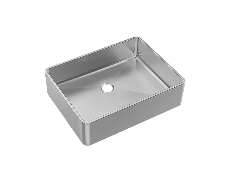 Luisa vasque à poser 48x37 en inox - Essebagno