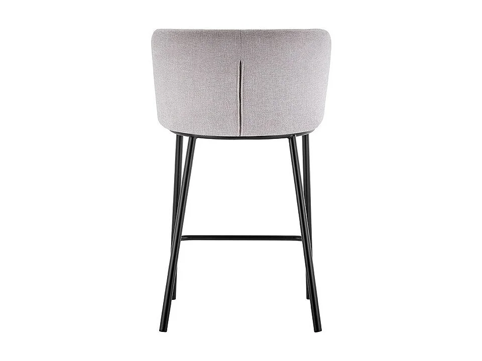 'Arthus' toonbankstoel Beige stof, afmetingen: H88,5 x B53 x D50,5 cm