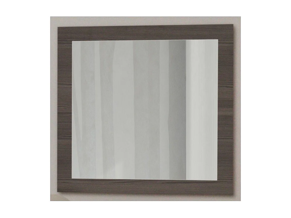 Lot de 3 miroirs 60x60x2 cm - Collection AUGUSTA - Coloris gris Bodega