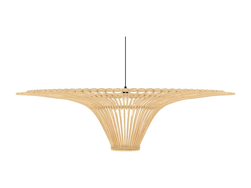 Pantalla de 120,5 cm de diámetro en ratán natural - Olga