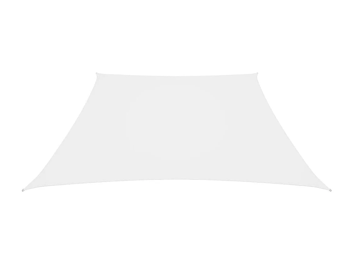 Voile toile d'ombrage parasol tissu blanche 300 x 400 x 300 cm 02_0009761