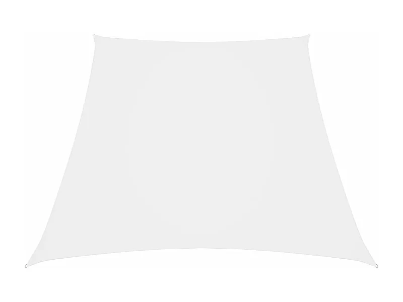 Guarda-sol de pano para sombra de vela tecido trapézio oxford 3/4 x 3 m branco 02_0009761