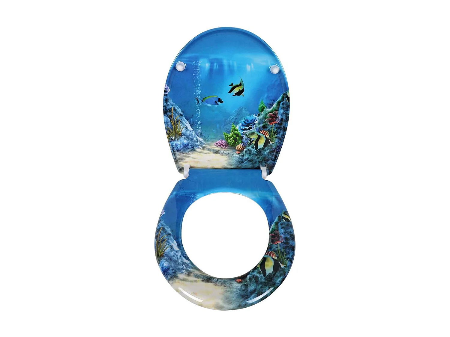 Abattant WC siège de argenté 45.5 x 37.1 x 37.1 cm 19_0000687