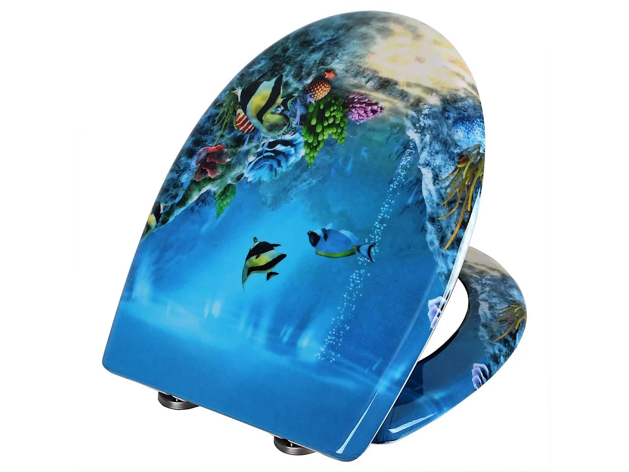 Assento sanitário assento sanitário em plástico termoendurecível dobradiças de aço inoxidável design decorativo 19_0000687