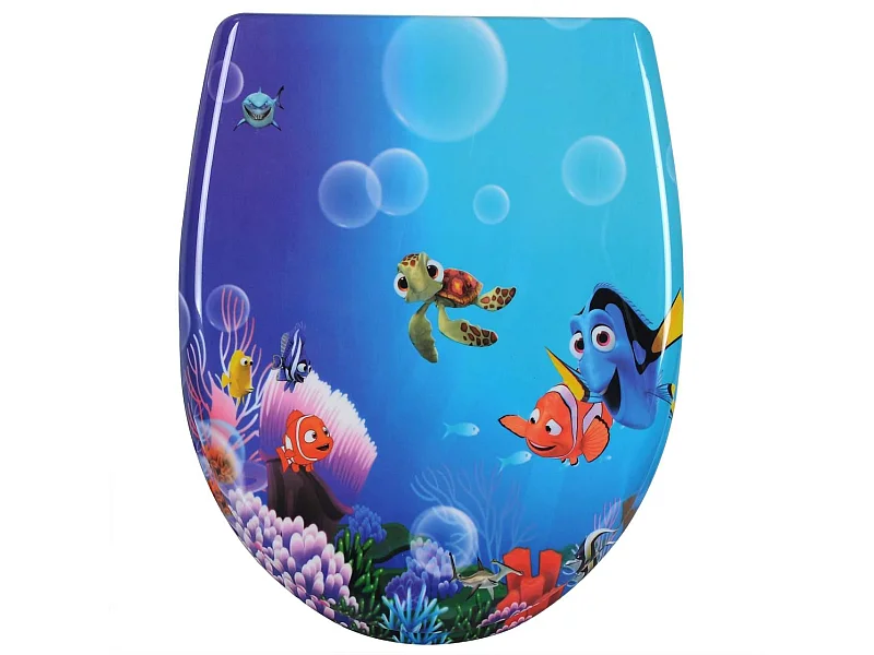 Sedile WC a fissaggio rapido in Duroplast goldfish 19_0000727