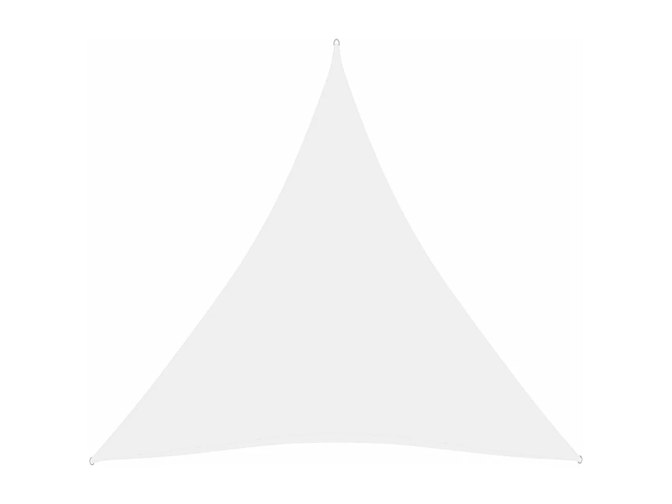 Vela parasole in tessuto Oxford triangolare 3,6 x 3,6 x 3,6 mt bianco 02_0009813