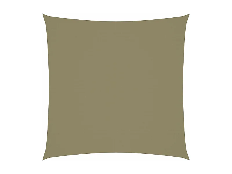 Guarda-sol vela quadrado tecido oxford 4 x 4 m bege 02_0009504