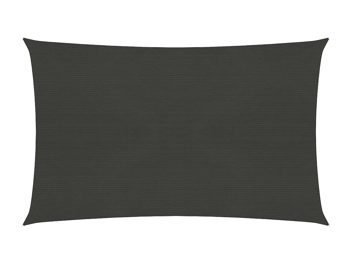 Vela de sombra para sombrilla 160 g/m² 2,5 x 4 m HDPE antracita 02_0008907