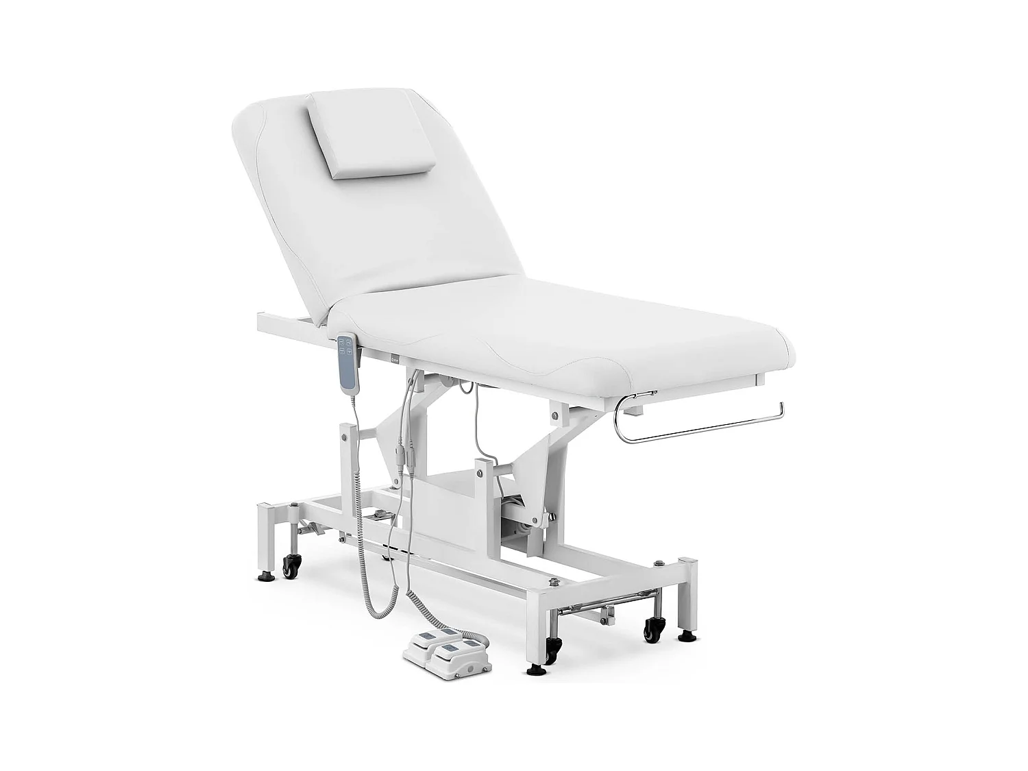 Table de massage professionnelle blanche 186 x 71.5 x 145 cm 14_0007750