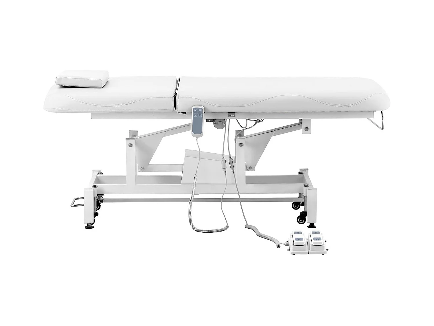 Table de massage professionnelle blanche 186 x 71.5 x 145 cm 14_0007750