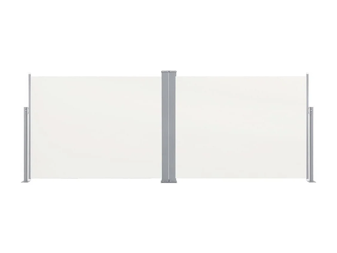 Auvent latéral rétractable 140 crème 1000 x 140 x 140 cm 02_0007159