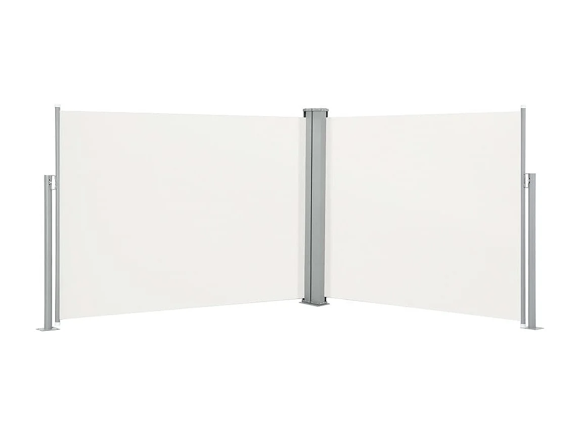 Auvent latéral rétractable 140 crème 1000 x 140 x 140 cm 02_0007159