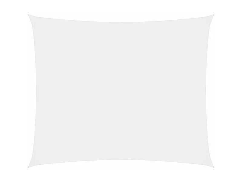 Vela de sombra parasol rectangular tela Oxford 4 x 6 m blanco 02_0009700