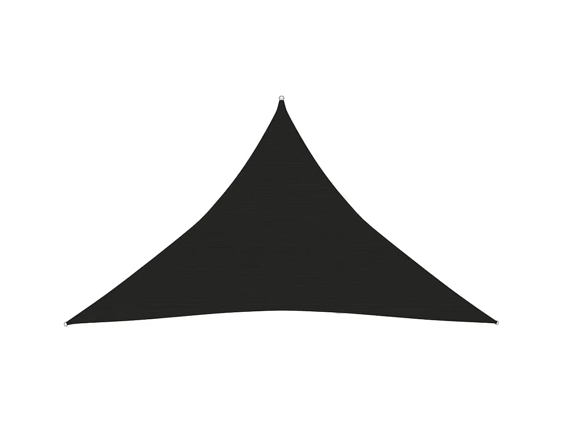 Vela in tessuto per ombrellone 160 g/m² 4 x 4 x 5,8 m HDPE nero 02_0009212
