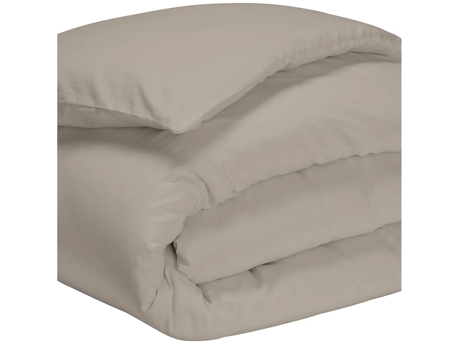 Housse de couette percale lin 240x220 cm