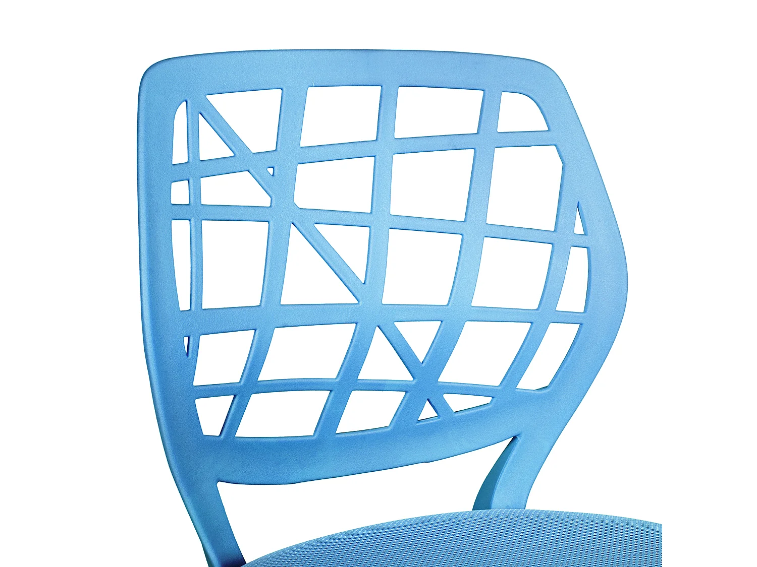 URBAN MEUBLE Chaise de Bureau Chaise de Bureau Hauteur Réglable Siège Pivotant en Tissu Chaise de Travail Ergonomique sans Accoudoir, Bleu