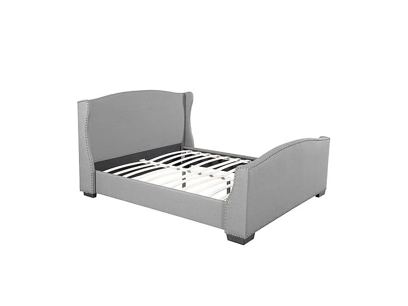 Lit Design Grande Tête De Lit Master - Couleurs - Gris, Tailles - 180x200