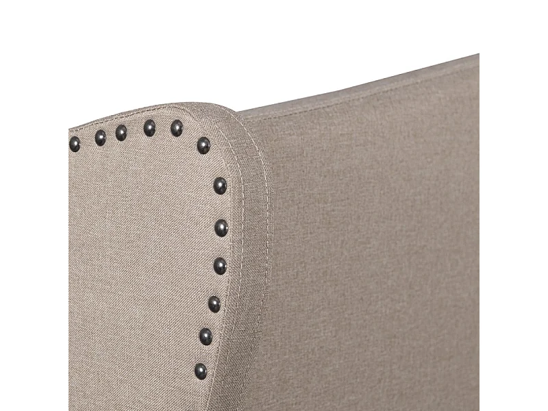Lit Design Grande Tête De Lit Master - Couleurs - Beige, Tailles - 140x190