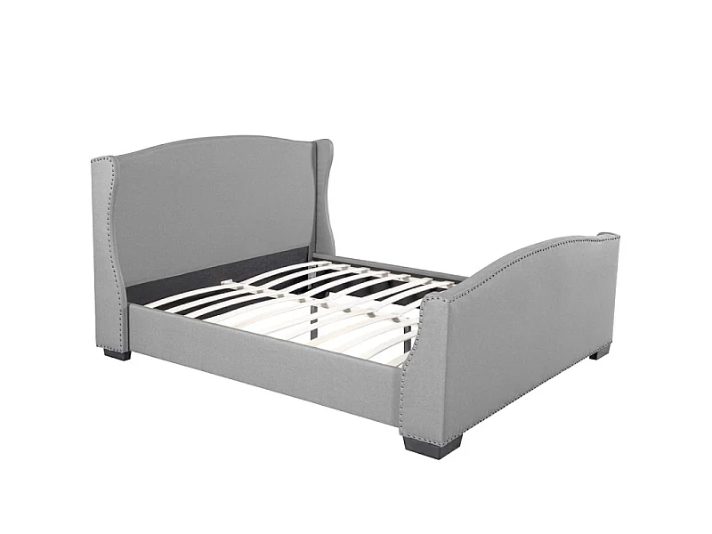 Lit Design Grande Tête De Lit Master - Couleurs - Gris, Tailles - 140x190