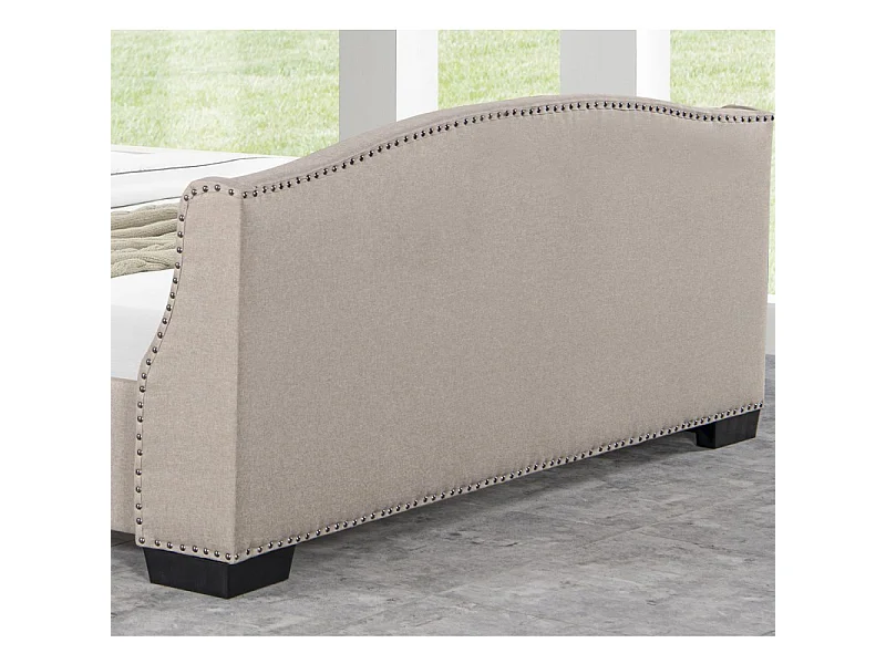 Lit Design Grande Tête De Lit Master - Couleurs - Beige, Tailles - 160x200