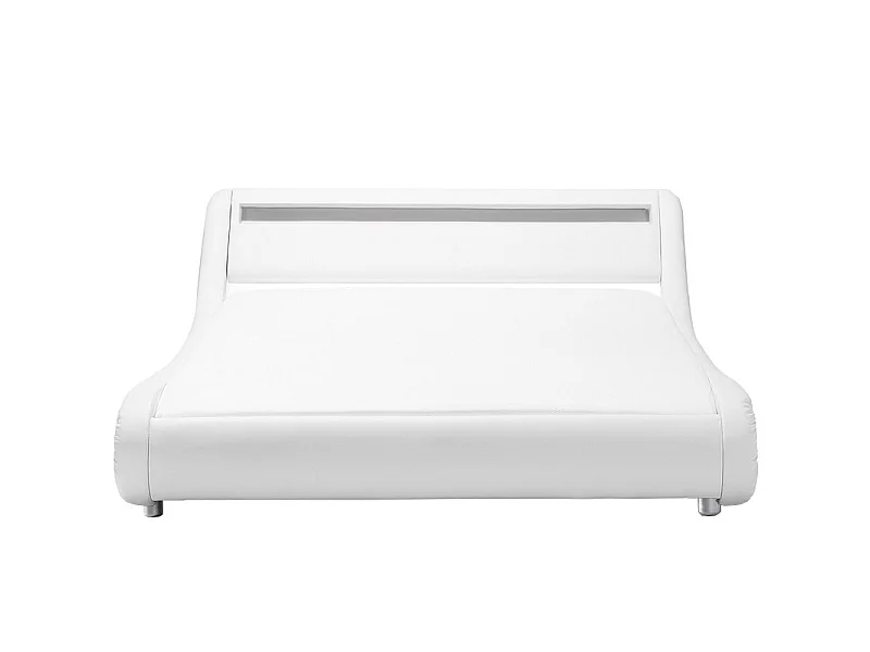 Lit Led Design Julio - Couleurs - Blanc, Tailles - 140x190