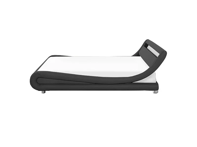 Lit Led Design Julio - Couleurs - Noir, Tailles - 140x190