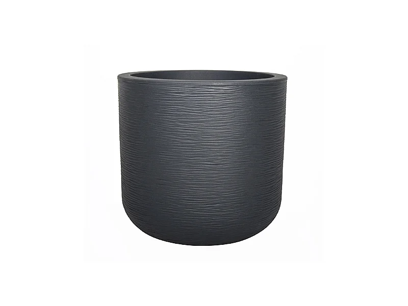 Ronde Bloempot Graphit'Up antraciet 40 cm - Binnen/Buiten