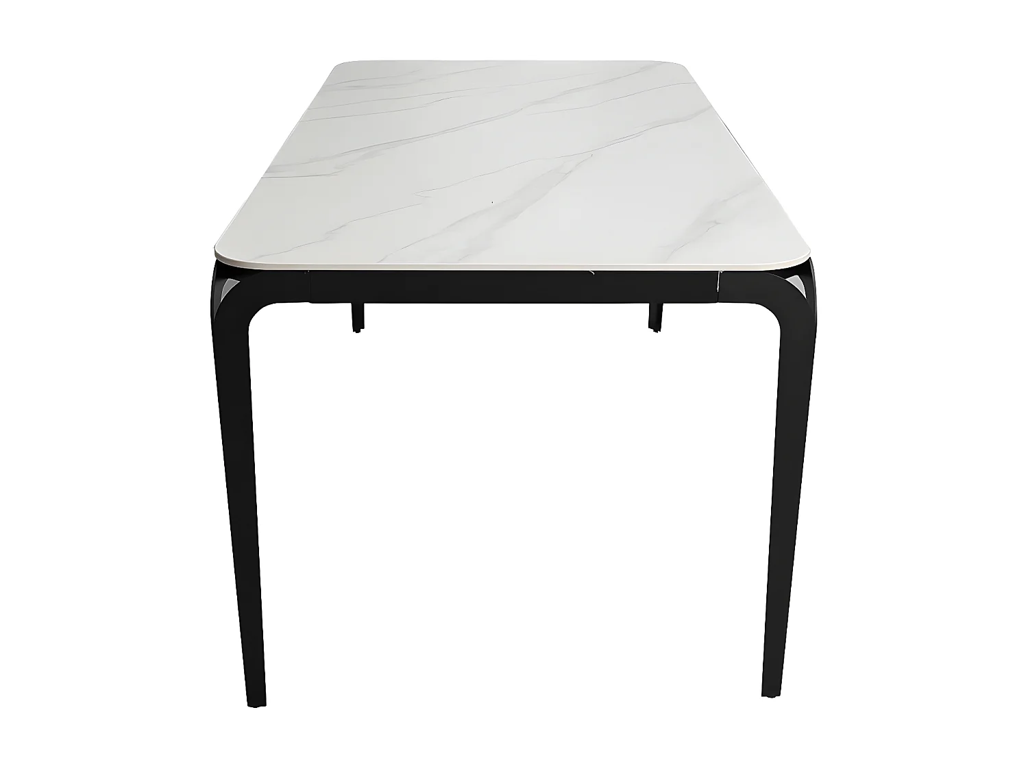 Table À Manger Céramique Effet Marbre Blanc Bexter