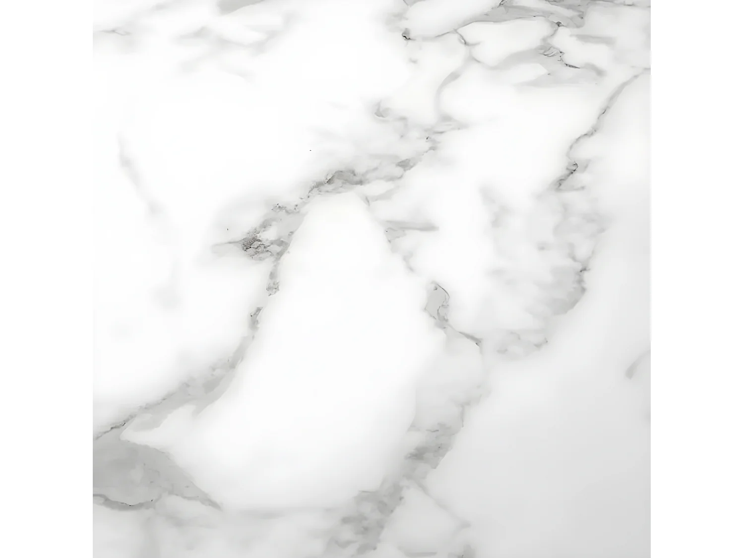 Table De Salle À Manger Ronde Moderne Effet Marbre Blanc Et Pied Doré Dorone